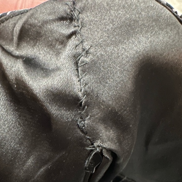 Nicole by Nicole Miller Blue, White and Black V-Neck Sheath Dress size 14 - Picture 9 of 10